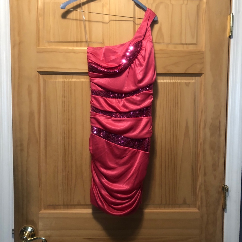 Pink Sequin Dress